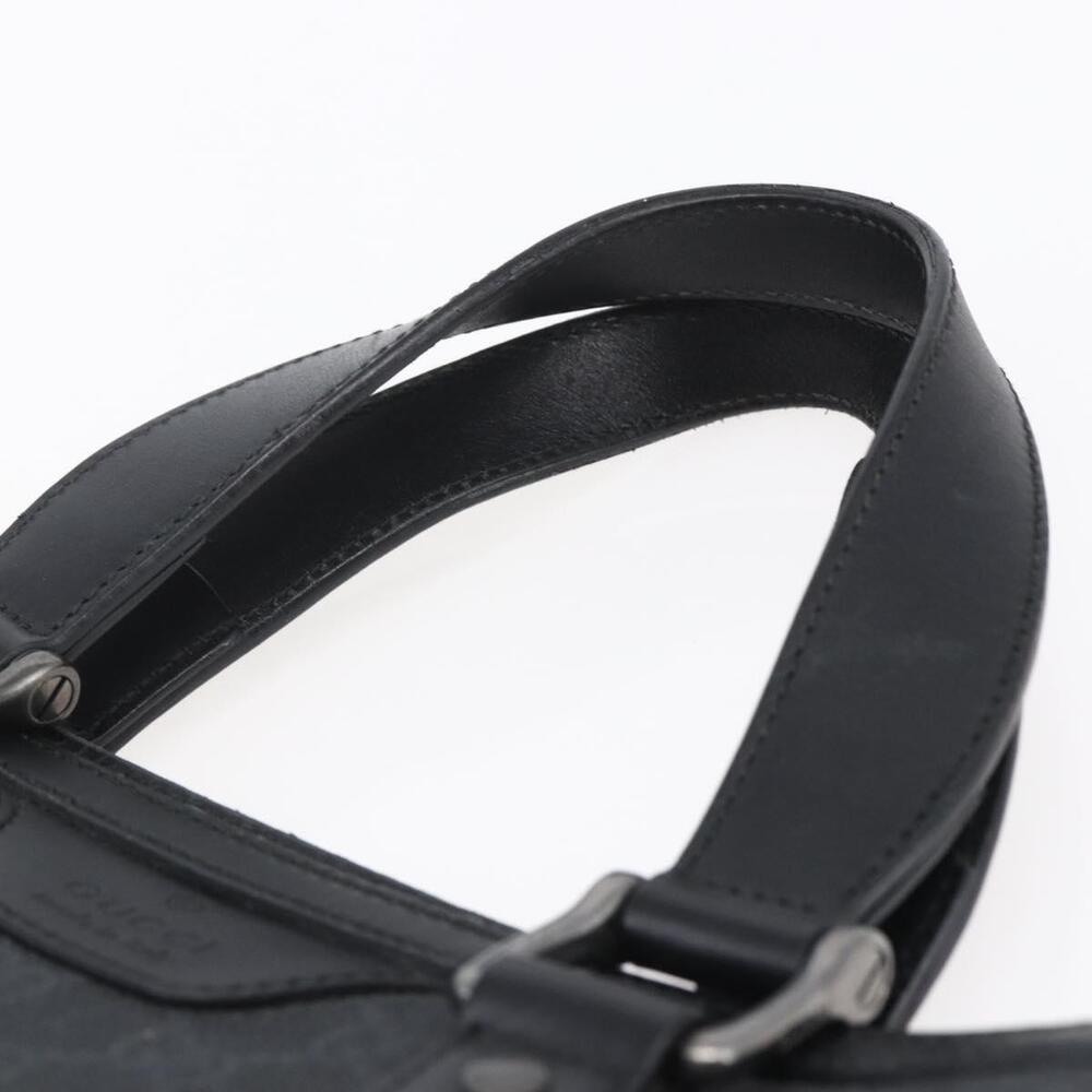 GUCCI GG Supreme Hand Bag PVC Black 322072 Auth ep12169 - Picture 8 of 16